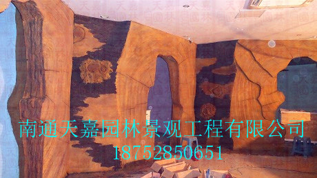 溧陽魚匠主題餐廳仿木包廂工程